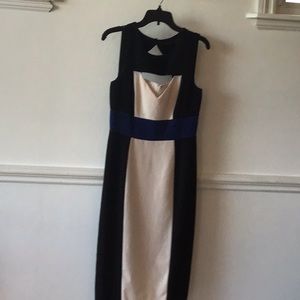 Cutout BCBG, color blocked dress